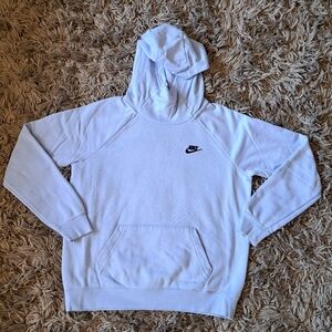 Nike periwinkle Fleece cowl neck Hoodie Size Medium
